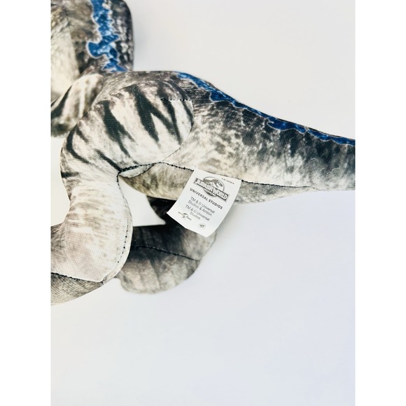 Universal‎ Studios Jurassic World Blue Baby Raptor Stuffed 8" Plush Toy - Picture 5 of 9